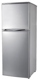 China Refrigerador compacto de prata da porta dobro, punho Recessed do congelador de refrigerador da barra de 2 portas fornecedor