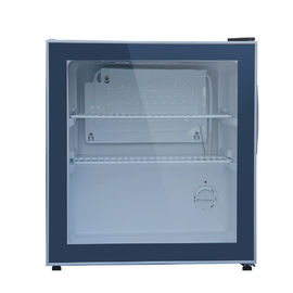 China Refrigerador de vidro da bebida da porta de 48 litros/cremalheira ajustável refrigerador de vidro pequeno da porta fornecedor