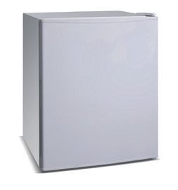China Refrigerador pequeno 70L da despensa do tampo da mesa, mini refrigerador de prata com congelador fornecedor