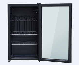 China Mini refrigerador da porta de vidro de poupança de energia projeto excelente de uma aparência de 90 litros fornecedor