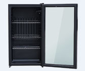 Mini refrigerador da porta de vidro de poupança de energia projeto excelente de uma aparência de 90 litros