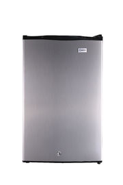 Refrigerador pequeno de prata Lockable da barra com congelador tubo do alumínio de 95 litros